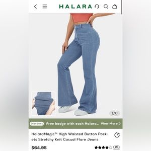 NWT HALARA Magic Jeans